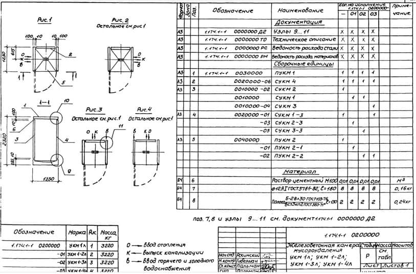 Серия1.174.1-1. Ж.Б камера мусороудаления 2.